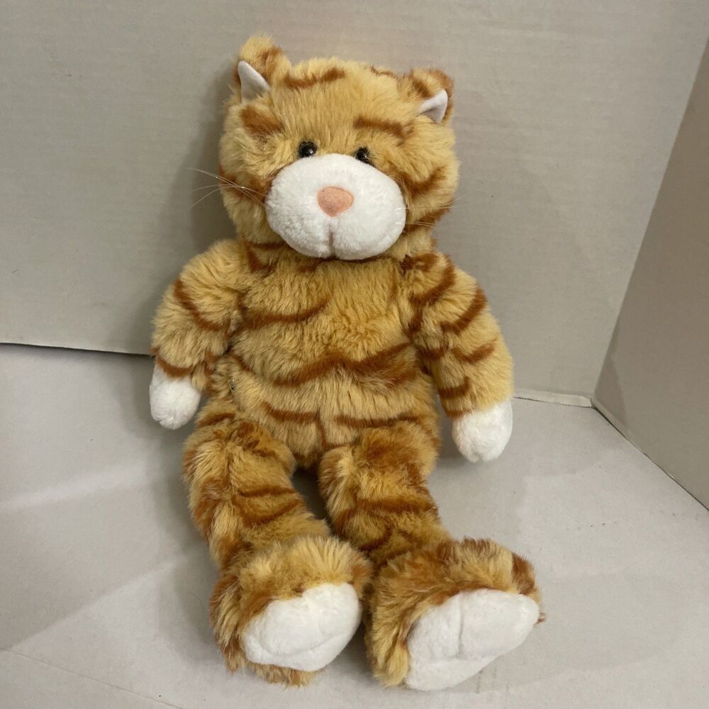 1997 Retired Build A Bear Workshop BAB Orange Tabby Cat Plush Stuffed Animal